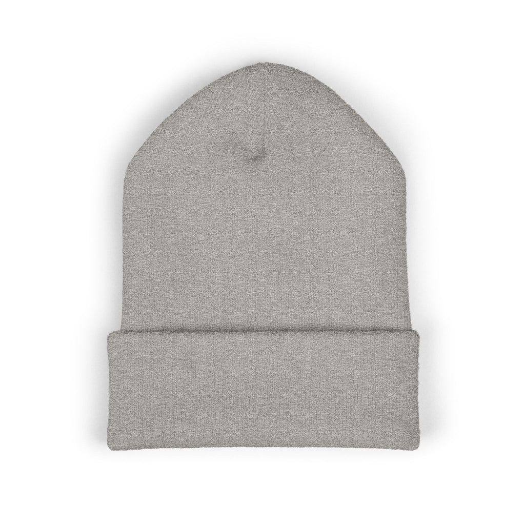 Classic Cuffed Beanie - A "Politically Homeless" Embroidered Black Beanie