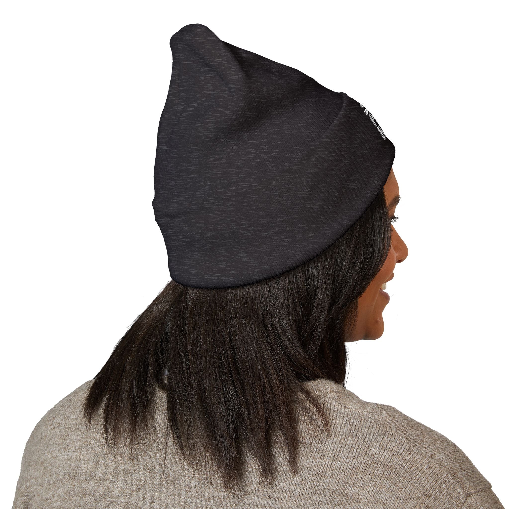 Classic Cuffed Beanie - A "Politically Homeless" Embroidered Black Beanie