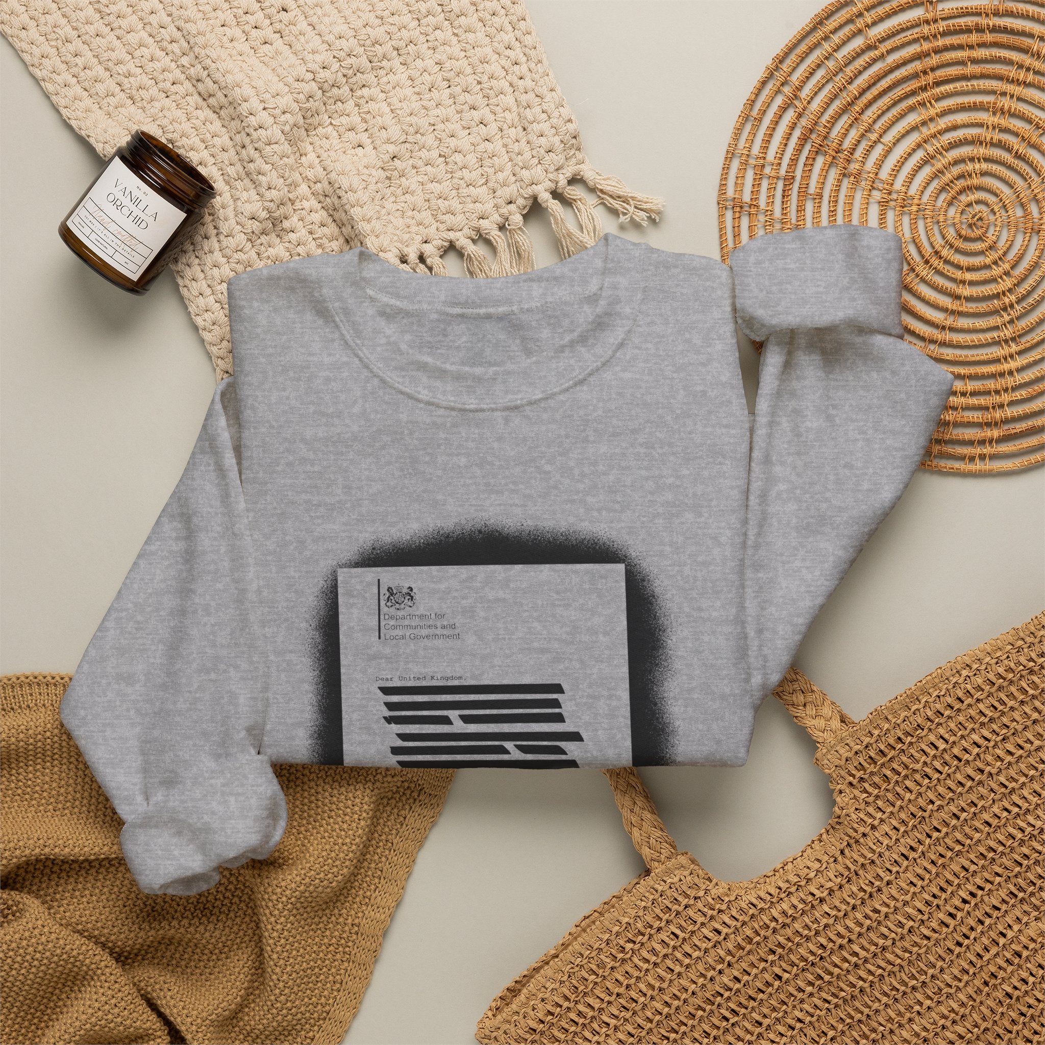 Redacted-01 - Crewneck Sweatshirt (Light)