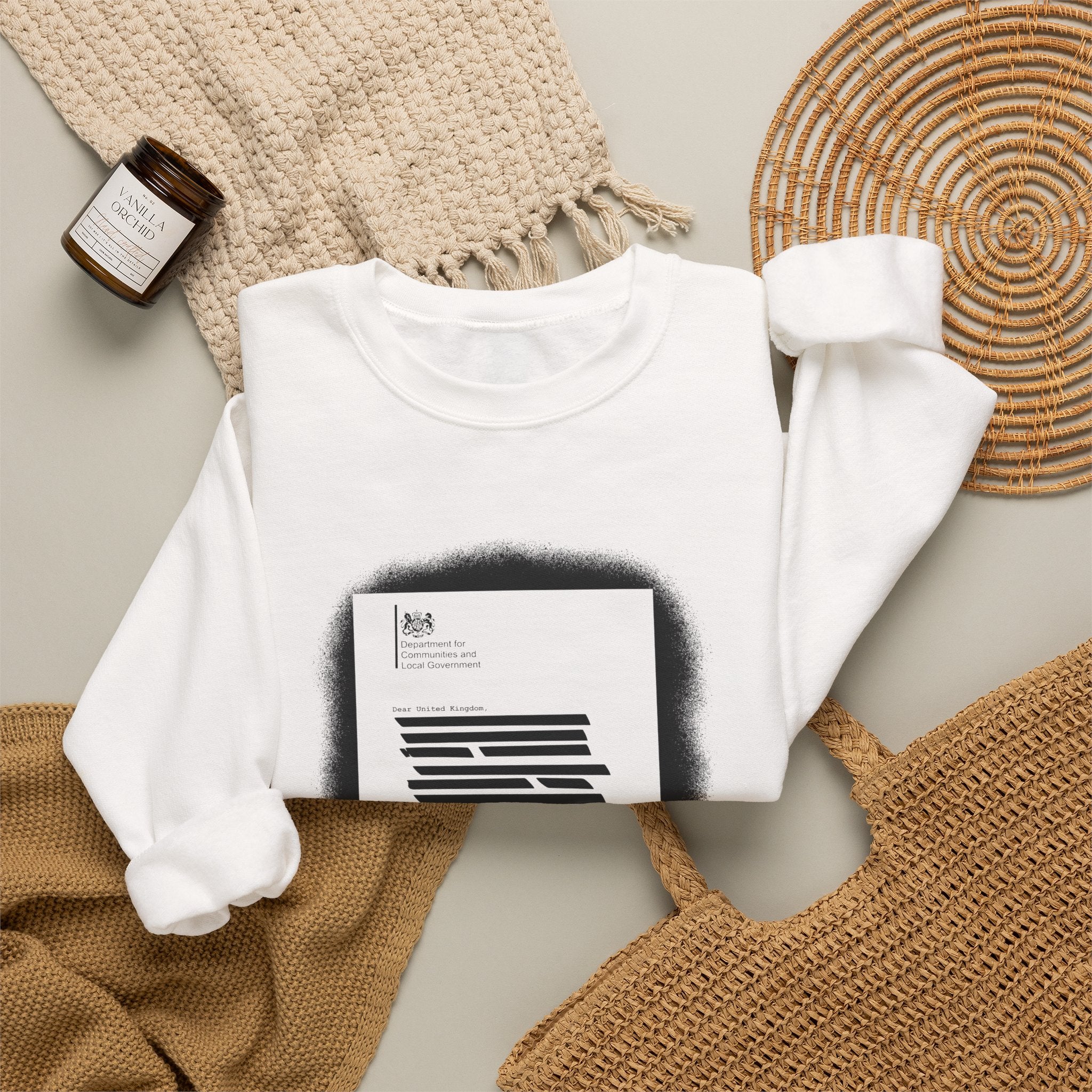 Redacted-01 - Crewneck Sweatshirt (Light)