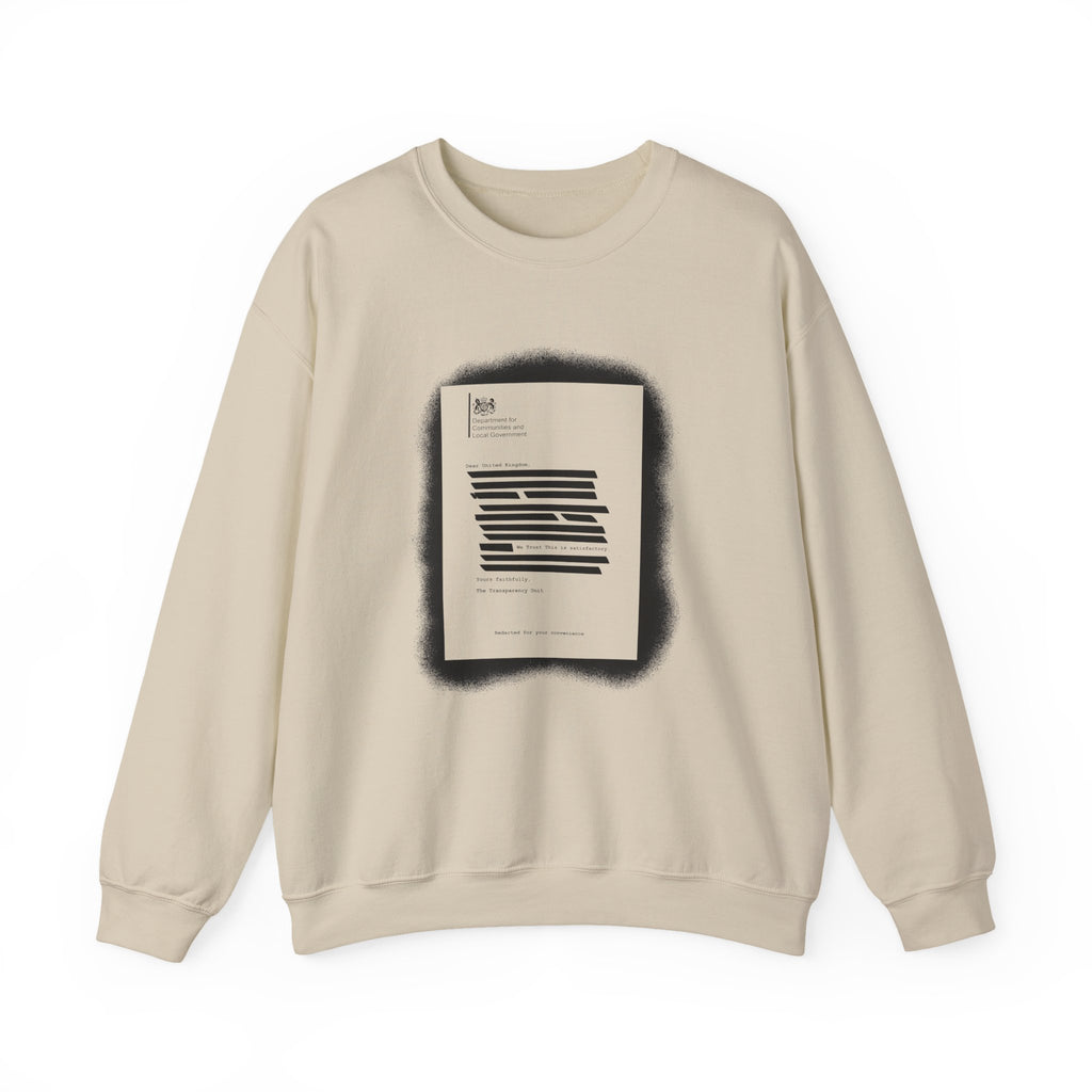 Redacted-01 - Crewneck Sweatshirt (Light)