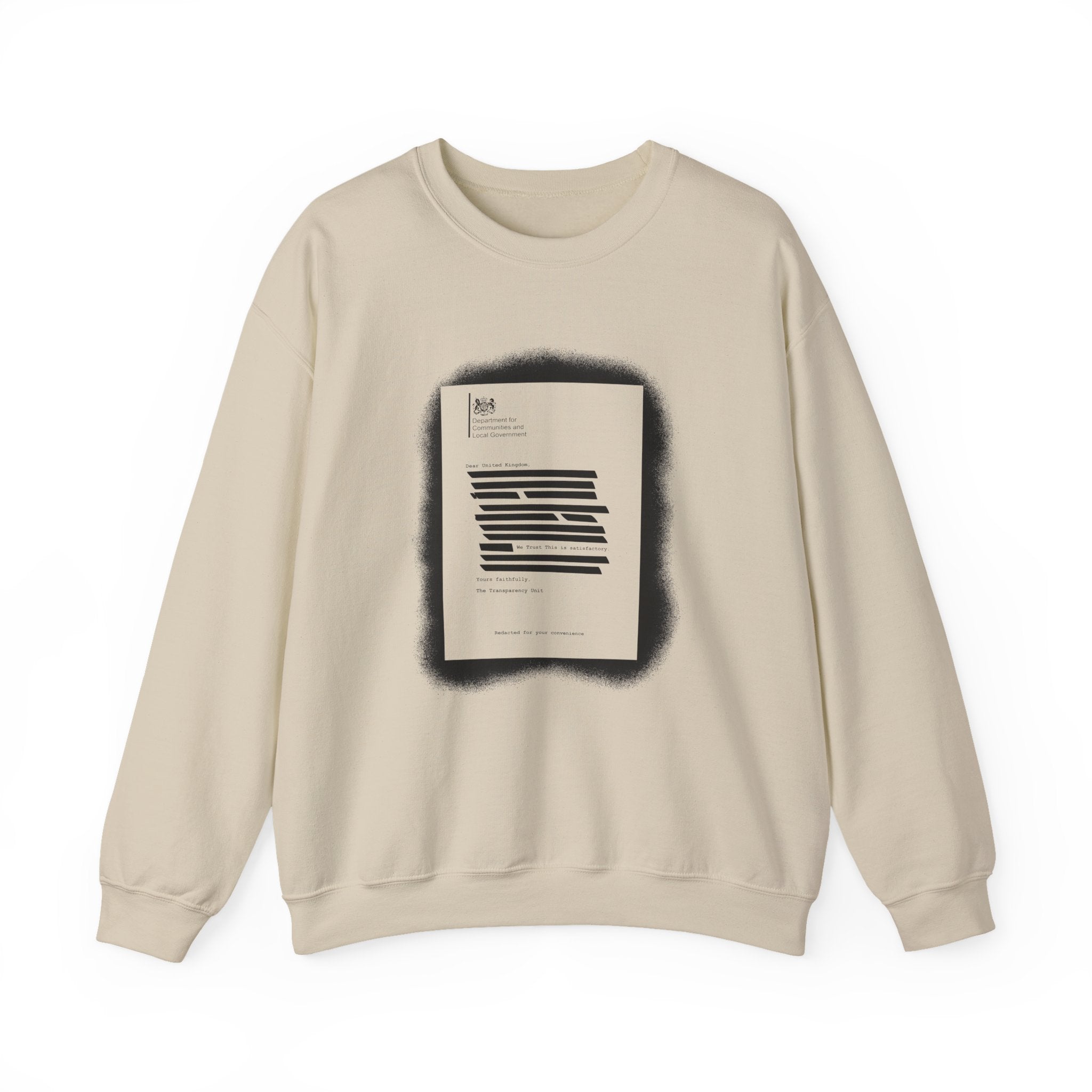 Redacted-01 - Crewneck Sweatshirt (Light)