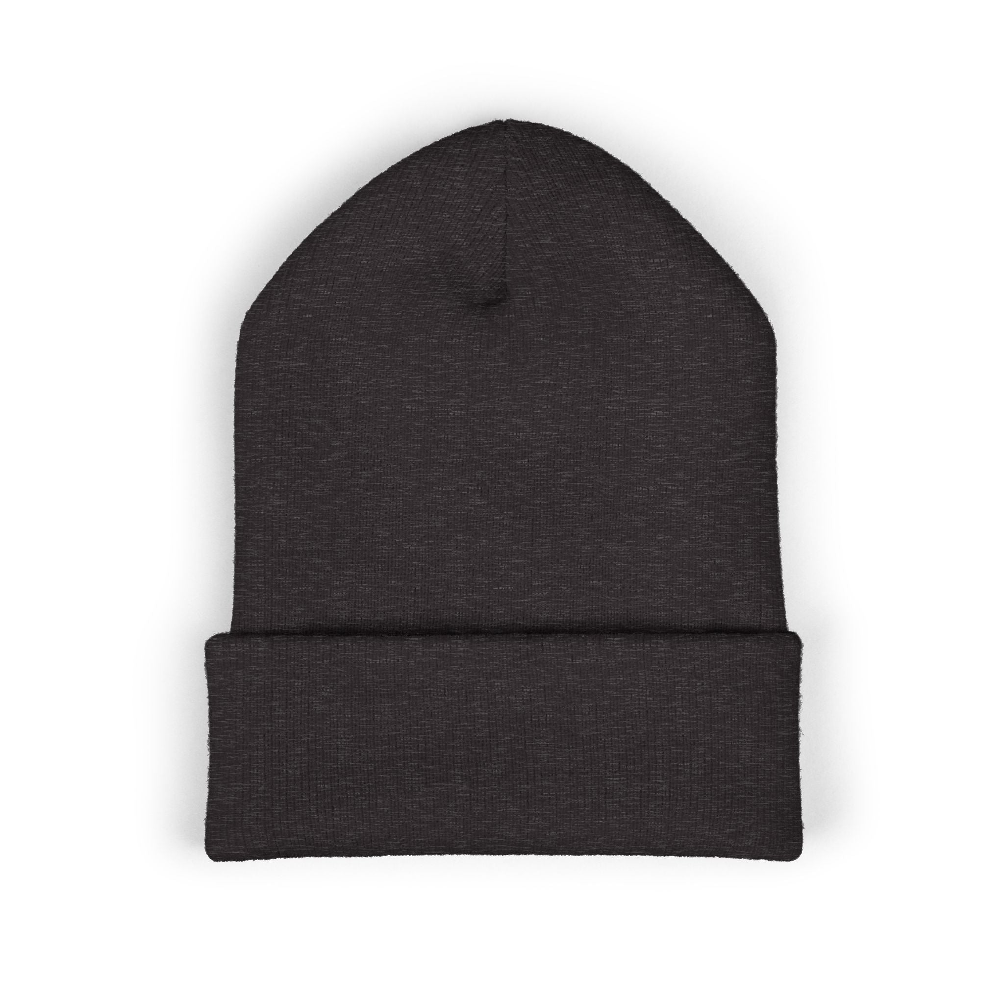 Classic Cuffed Beanie - A "Politically Homeless" Embroidered Black Beanie